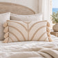 Bindy Leaves Shell Organic Cotton Lumbar Pillow Cover