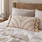 Bindy Leaves Shell Organic Cotton Lumbar Pillow Cover