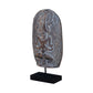 Enya Tribal Deco on Stand – Suarwood Sculpture with Metal Base