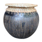 Jaylani Handcrafted Terracotta Vase with Woven Details – Artisanal Decorative Accent