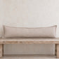 Kalea Natural Linen Lumbar Pillow Cover