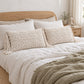Luxe Lotus Handmade Cotton Macrame Lumbar Pillow Cover – Natural
