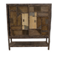 Makoa Solid Teakwood Cabinet with Hand-Woven Rattan Doors