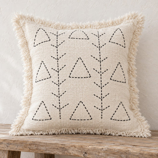 Sena Hand-Stitched Cotton Pillow