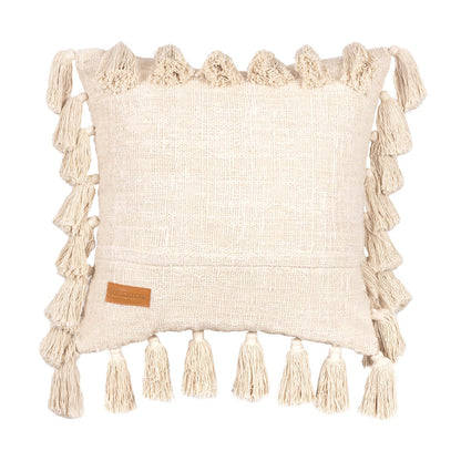 Natural Joshua Tassel Cushion