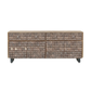 Palmer Artisan Coastal Sideboard – Hand-Inlaid Coconut Shell Buffet