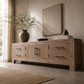 Pascal Recycled Teak TV Dresser –  Sustainable Solid Wood Media Console