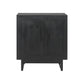 Osceola Cabinet 2 Doors Black Solid Wood