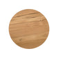 Lima Black and Natural Solid Wood Side Table